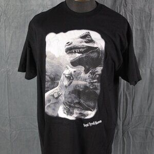 Retro Graphic T-shirt - T-rex Royal Tyrell Museum Big Graphic - Mens Extra-Large